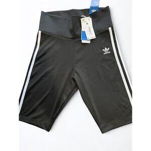 Adidas women M HW high rise short tights black new with tagS